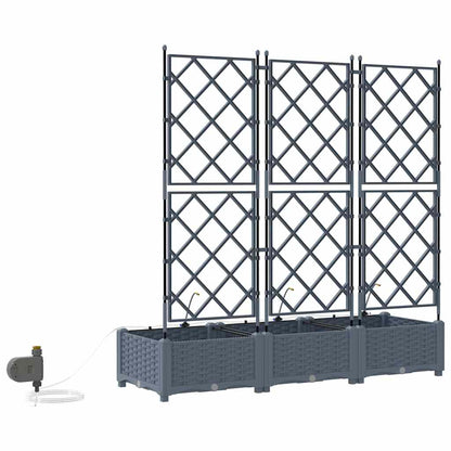 Garden Light grey 120 x 40 x 126 cm Steel