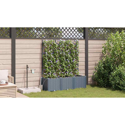 Garden Light grey 120 x 40 x 142 cm Steel