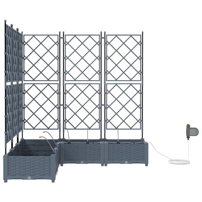 Garden Light grey 120 x 120 x 126 cm Steel