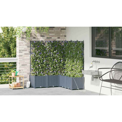 Garden Light grey 120 x 120 x 142 cm Steel