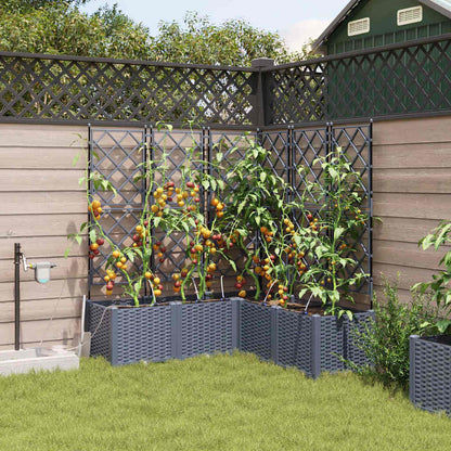 Garden Light grey 120 x 120 x 142 cm Steel