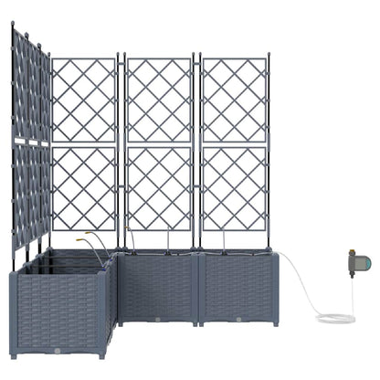 Garden Light grey 120 x 120 x 142 cm Steel