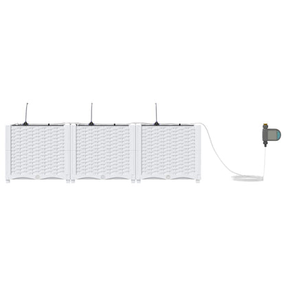 Garden White 120 x 40 x 37.5 cm Steel