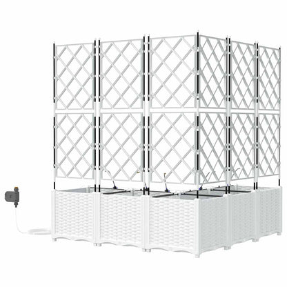 Garden White 120 x 120 x 142 cm Steel