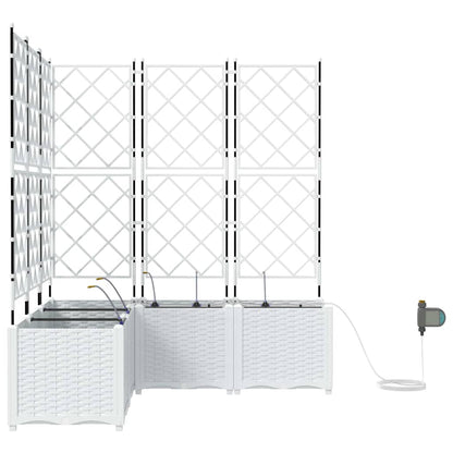 Garden White 120 x 120 x 142 cm Steel