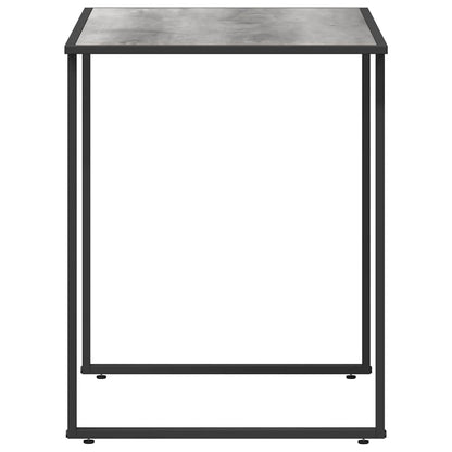 Garden Table Grey 100 x 55 x 70 cm Steel and DPC