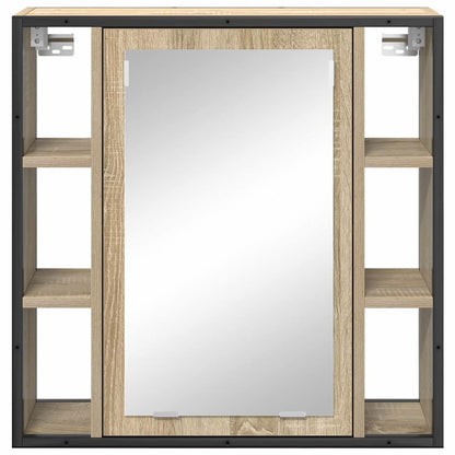 Bathroom Mirror Cabinet Beige 60 x 16 x 60 cm Engineered wood