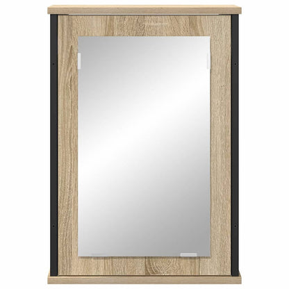 Bathroom Mirror Cabinet Brown 42 x 12 x 60 cm Engineered wood