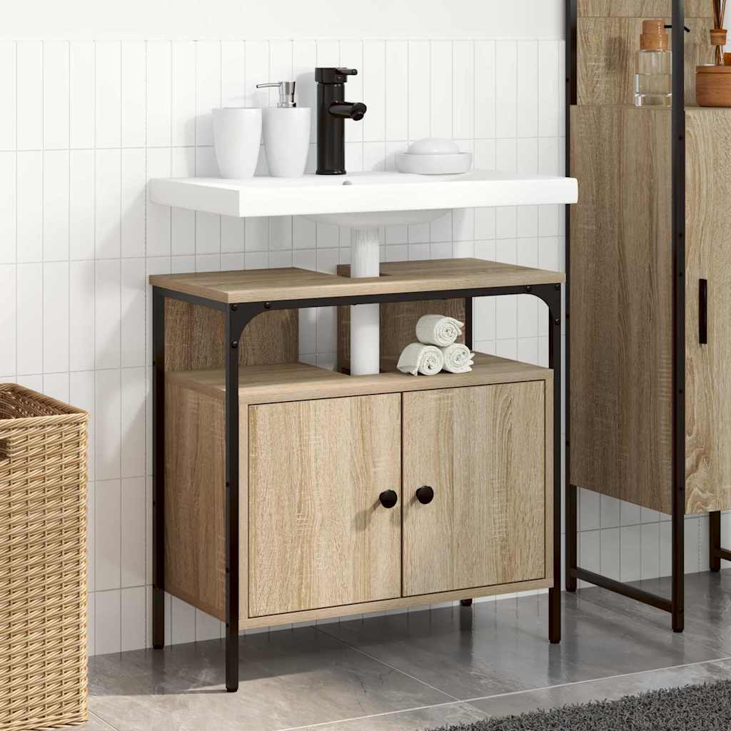 Bathroom Cabinet Beige 60 x 30 x 60 cm Engineered wood