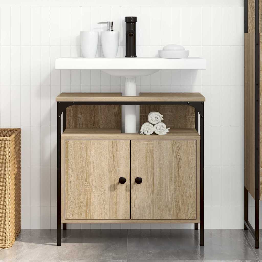 Bathroom Cabinet Beige 60 x 30 x 60 cm Engineered wood