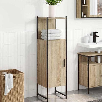 Bathroom Cabinet Beige 33 x 33 x 120.5 cm Engineered wood