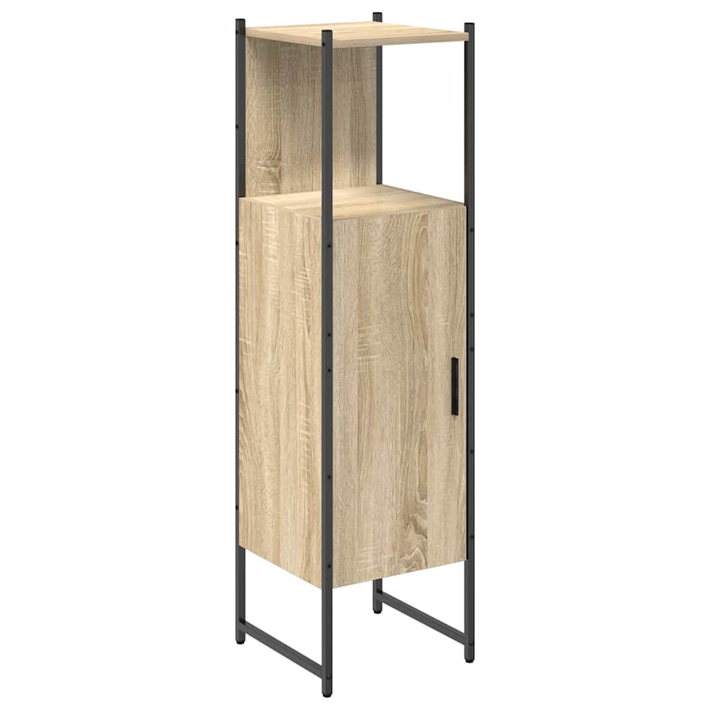 Bathroom Cabinet Beige 33 x 33 x 120.5 cm Engineered wood