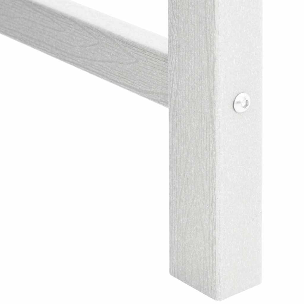 Garden Dining Chair 2 pcs White 65.5 x 59 x 88cm HDPE