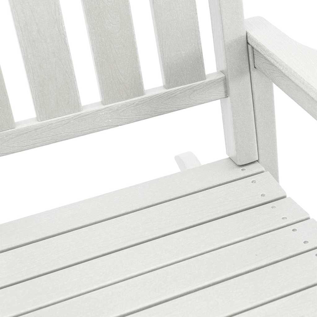 Garden Rocking Chair White 70 x 92 x 108cm HDPE