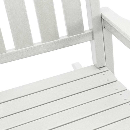 Garden Rocking Chair White 70 x 92 x 108cm HDPE