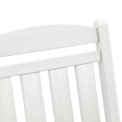 Garden Rocking Chair White 70 x 92 x 108cm HDPE