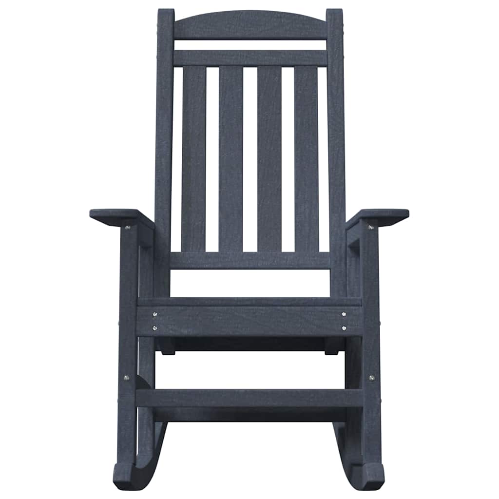 Garden Rocking Chair Navy 70 x 92 x 108cm HDPE