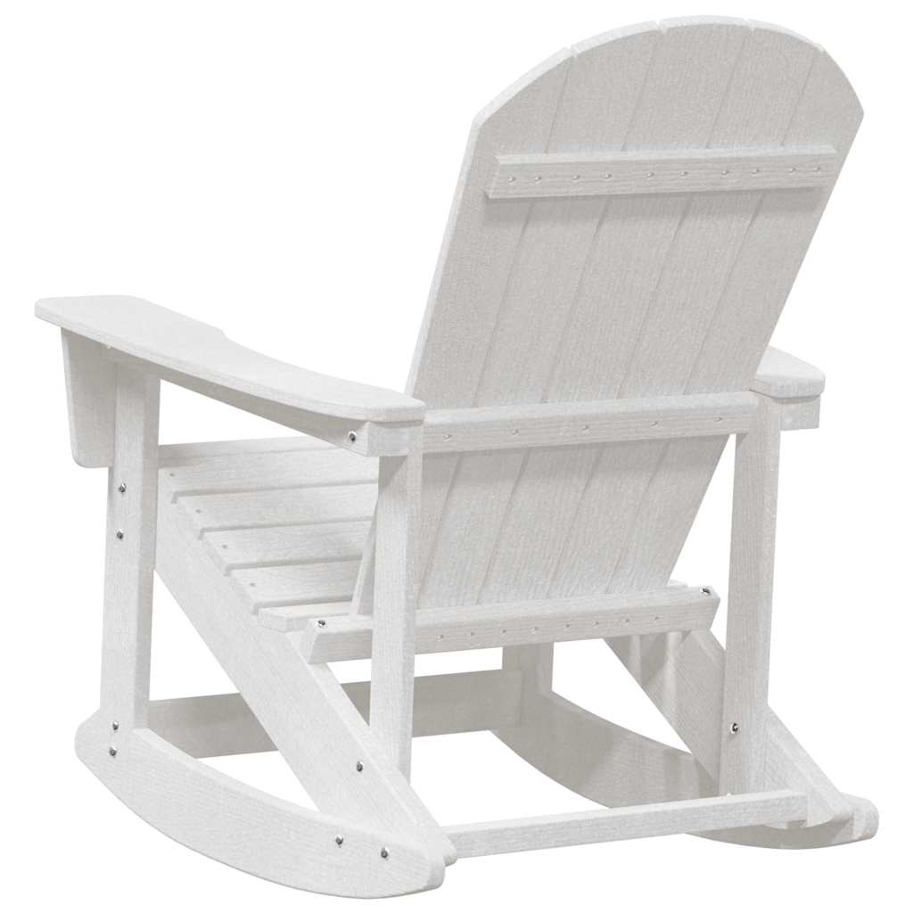 Adirondack Rocking Chair White 73.5 x 92 x 90cm HDPE