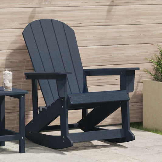 Adirondack Rocking Chair Navy 73.5 x 92 x 90cm HDPE