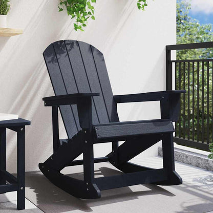 Adirondack Rocking Chair Navy 73.5 x 92 x 90cm HDPE