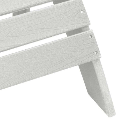 Adirondack Chair White 74 x 82 x 92cm HDPE