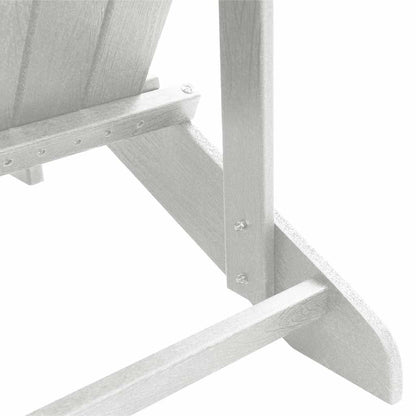 Adirondack Chair White 74 x 82 x 92cm HDPE