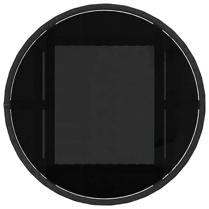 Garden Dining Set 3 pcs Black Poly rattan