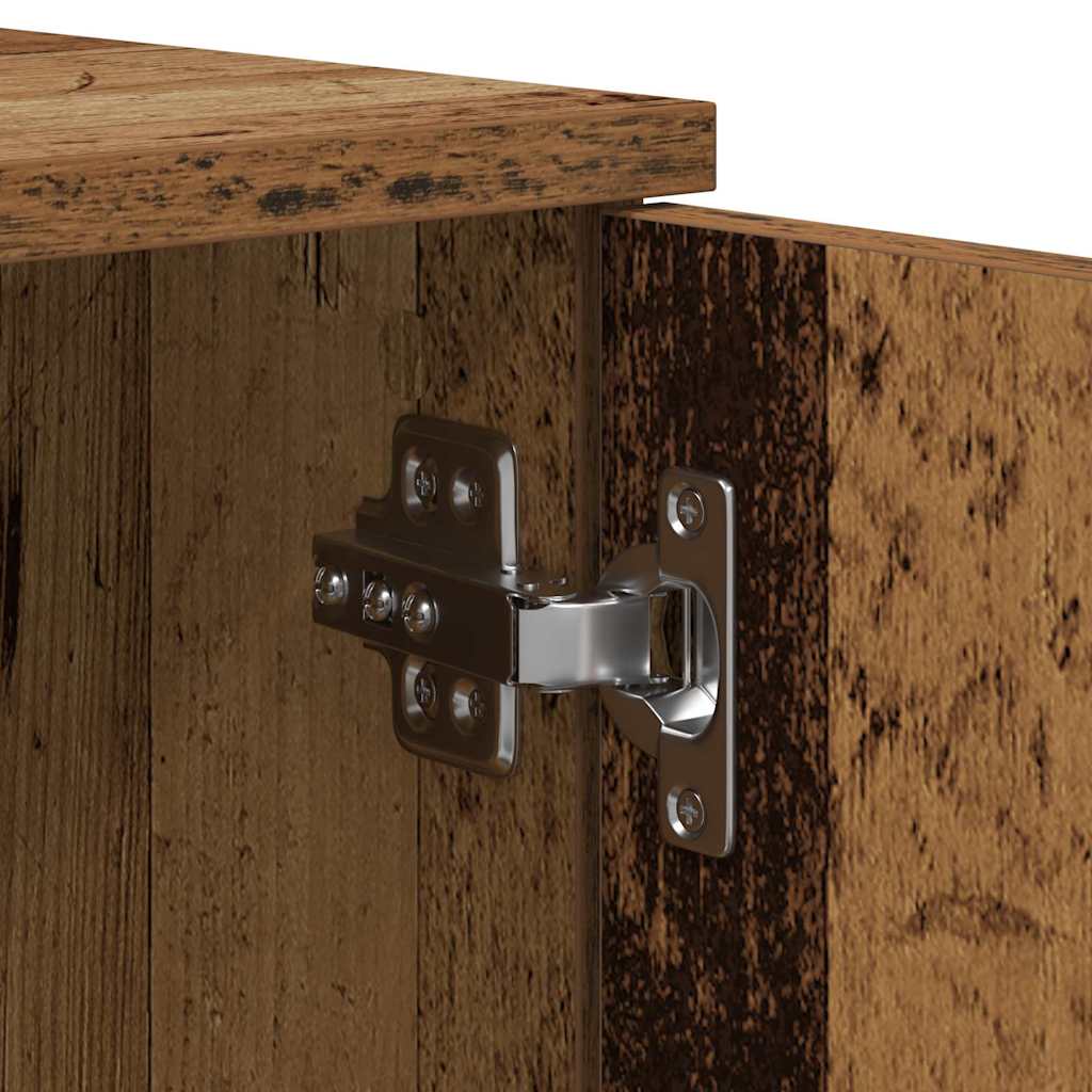 Bed Frame with Drawer Old Wood 80 x 200 cm Engineered Wood