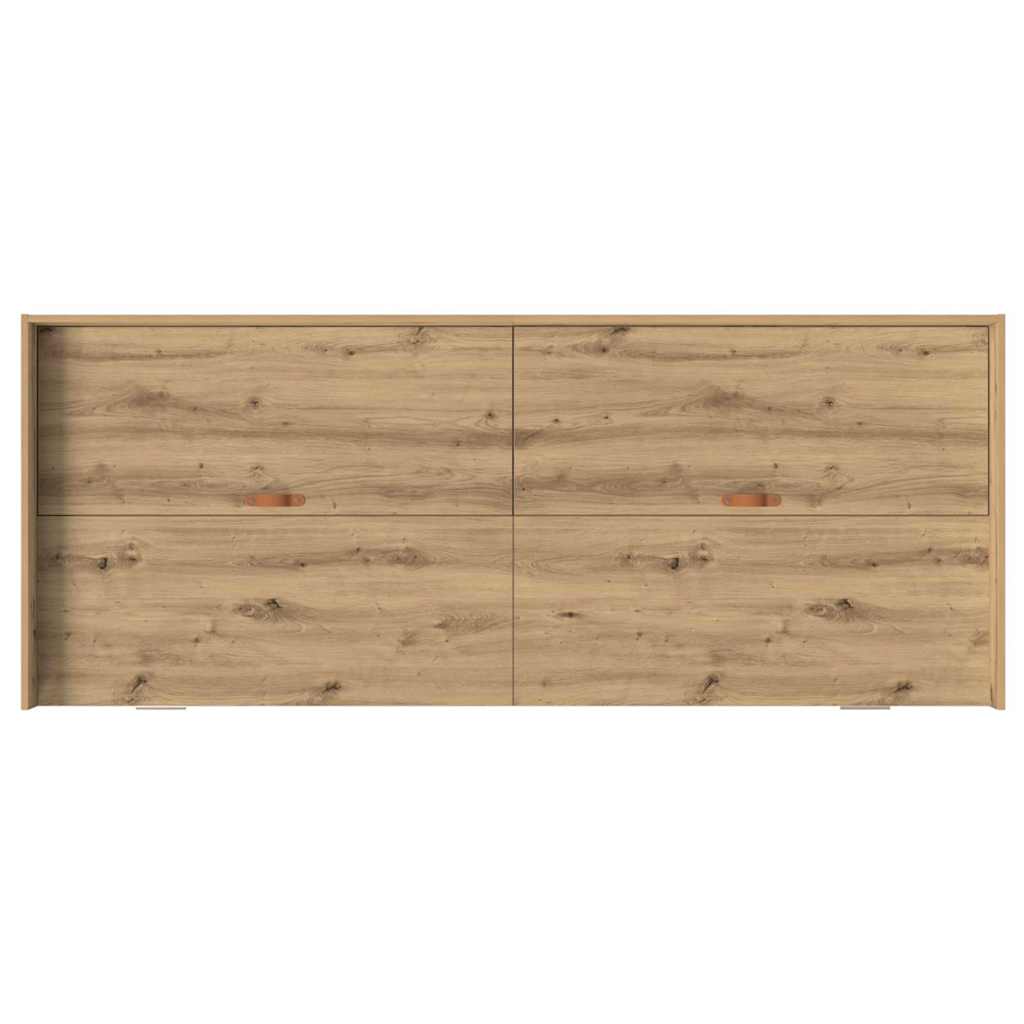 Storage Bed Frame Artisan Oak 80 x 200 cm Engineered wood
