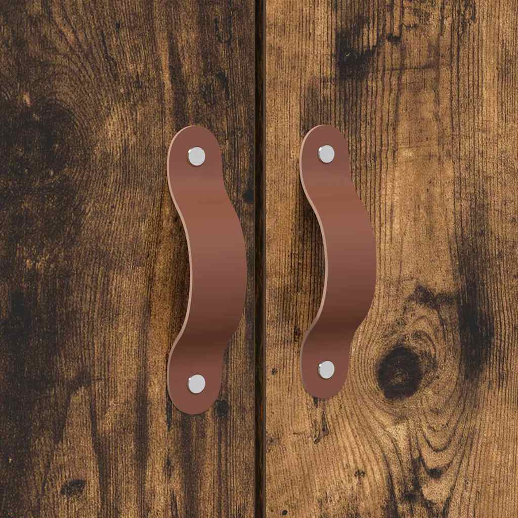 Bed Frame with Storage Smoked oak 200 x 200 cm Engineered wood