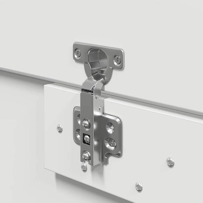 Storage Bed Frame White 150 x 200 cm Engineered Wood