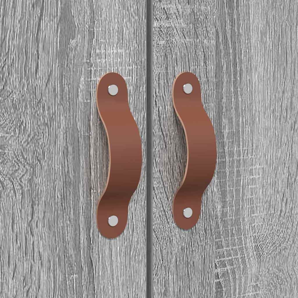 Bed Frame with Storage Grey sonoma 150 x 200 cm Engineered wood