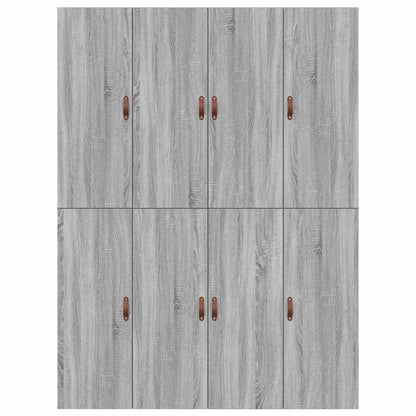 Bed Frame with Storage Grey sonoma 150 x 200 cm Engineered wood