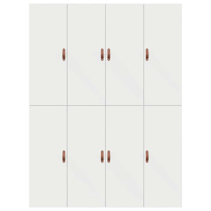 Storage Bed Frame White 160 x 200 cm Engineered Wood