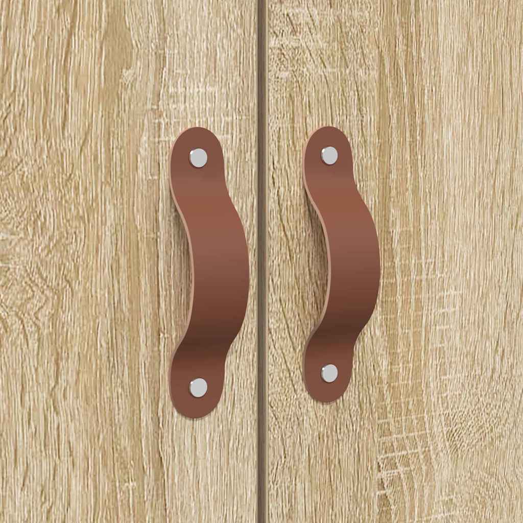 Bed Frame with Storage Sonoma oak 160 x 200 cm Engineered wood