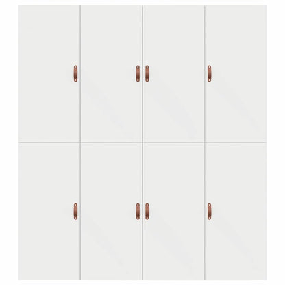 Storage Bed Frame White 180 x 200 cm Engineered Wood