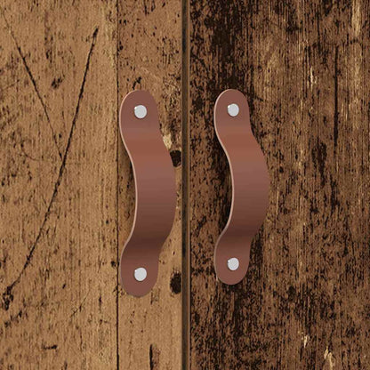 Bed Frame with Storage Old wood 135 x 190 cm Engineered wood