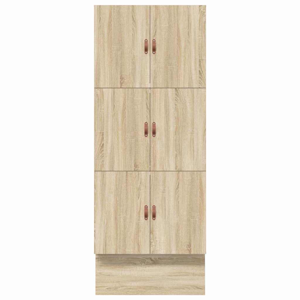 Storage Bed Frame with Drawer Sonoma Oak 90 cm Engineered Wood