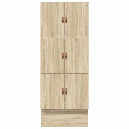 Storage Bed Frame with Drawer Sonoma Oak 90 cm Engineered Wood