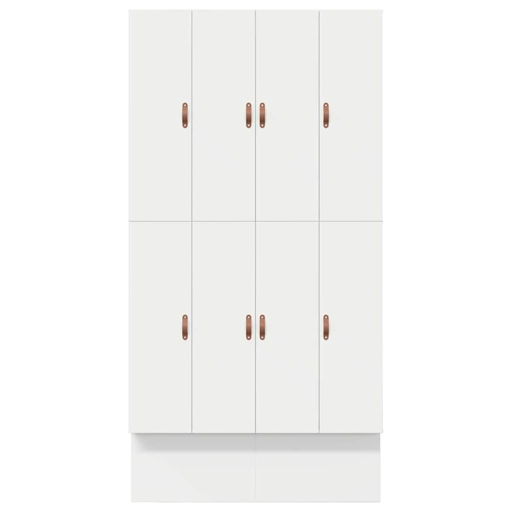 Storage Bed Frame with Drawer White 120 cm Engineered Wood