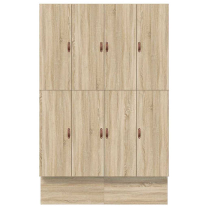 Storage Bed Frame with Drawer Sonoma Oak 140 cm Engineered Wood