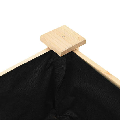 Garden Planter Beige 45 x 45 x 76.5 cm Solid fir wood