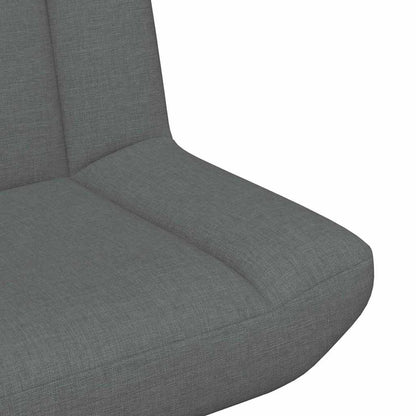 Swivel Chair Dark Grey 63 x 75 x 76 cm Fabric