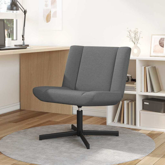 Swivel Chair Dark grey 63 x 75 x 76 cm Fabric