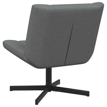 Swivel Chair Dark Grey 63 x 75 x 76 cm Fabric