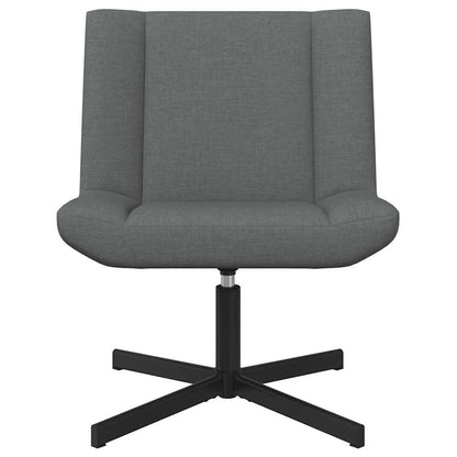 Swivel Chair Dark Grey 63 x 75 x 76 cm Fabric