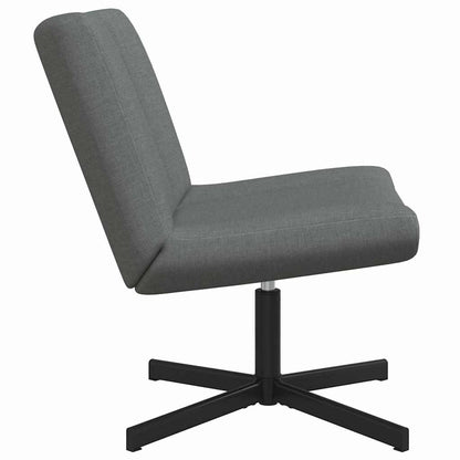 Swivel Chair Dark Grey 63 x 75 x 76 cm Fabric
