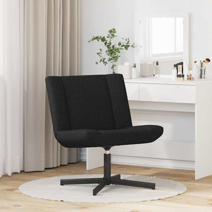 Swivel Chair Black 63 x 75 x 76 cm Fabric