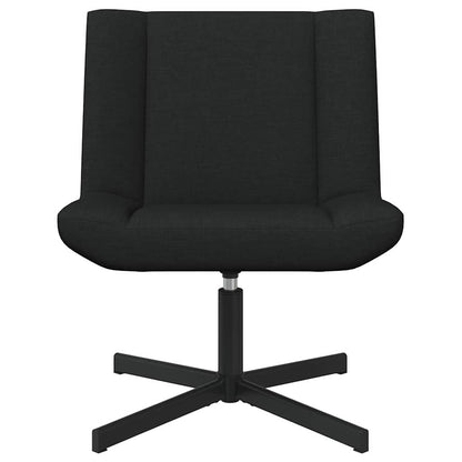 Swivel Chair Black 63 x 75 x 76 cm Fabric