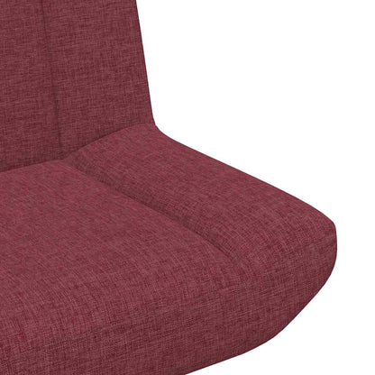 Swivel Chair Wine red 63 x 75 x 76 cm Fabric